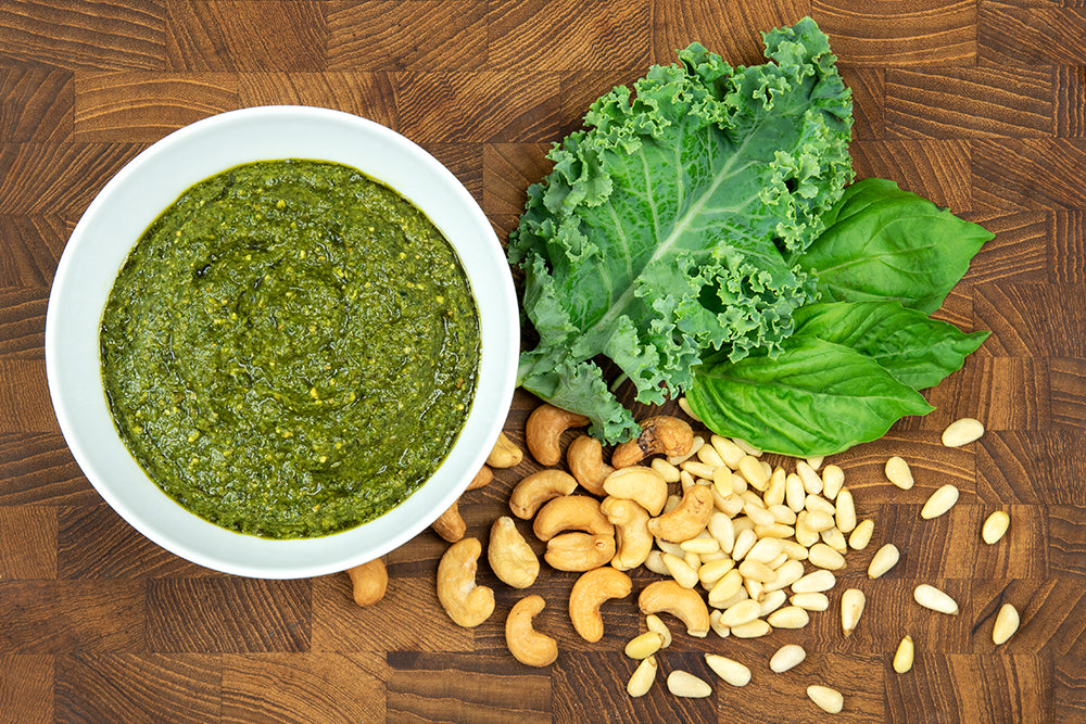 <b>Plant-Based</b> Kale Basil Pesto - 7 oz.