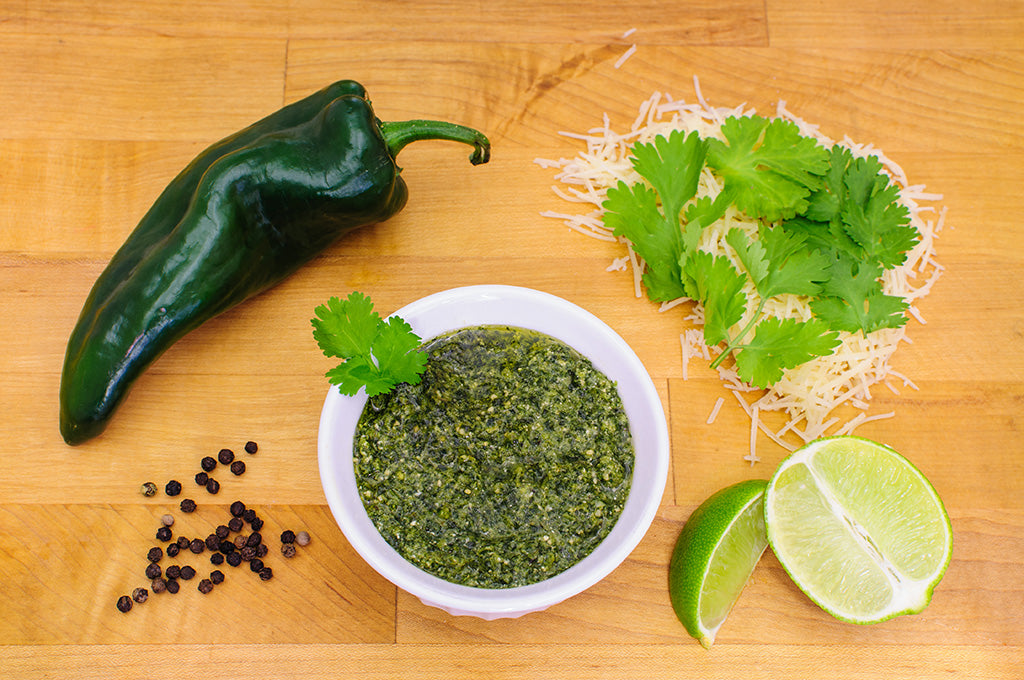 Cilantro & Roasted Poblano Chile Pesto - 7 oz.