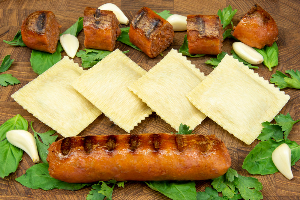 <b>Plant-Based</b> Beyond® Hot Italian Sausage Ravioli - 12 PC, About 12 OZ