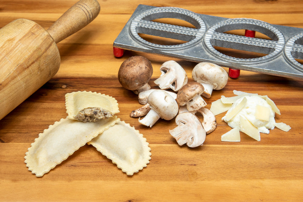 <b>Gluten-Free</b> Wild Mushroom Ravioli in Egg Dough - 10 PC, About 11.5 OZ