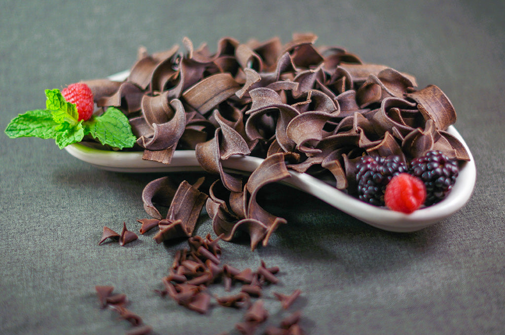 <b>Gluten-Free</b> Dark Chocolate Pasta "Shavings" - 8 oz.
