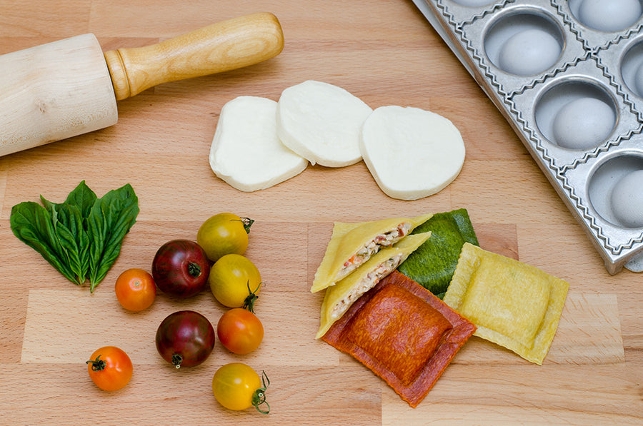 Pappardelle's Heirloom Tomato & Fresh Mozzarella Ravioli