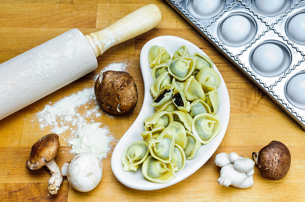 Mushroom Large Tortelloni in Egg Dough - 12 oz.