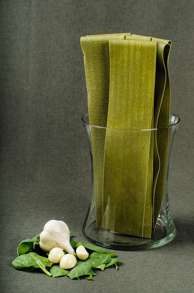 Pappardelle's Spinach Garlic Lasagna Noodle