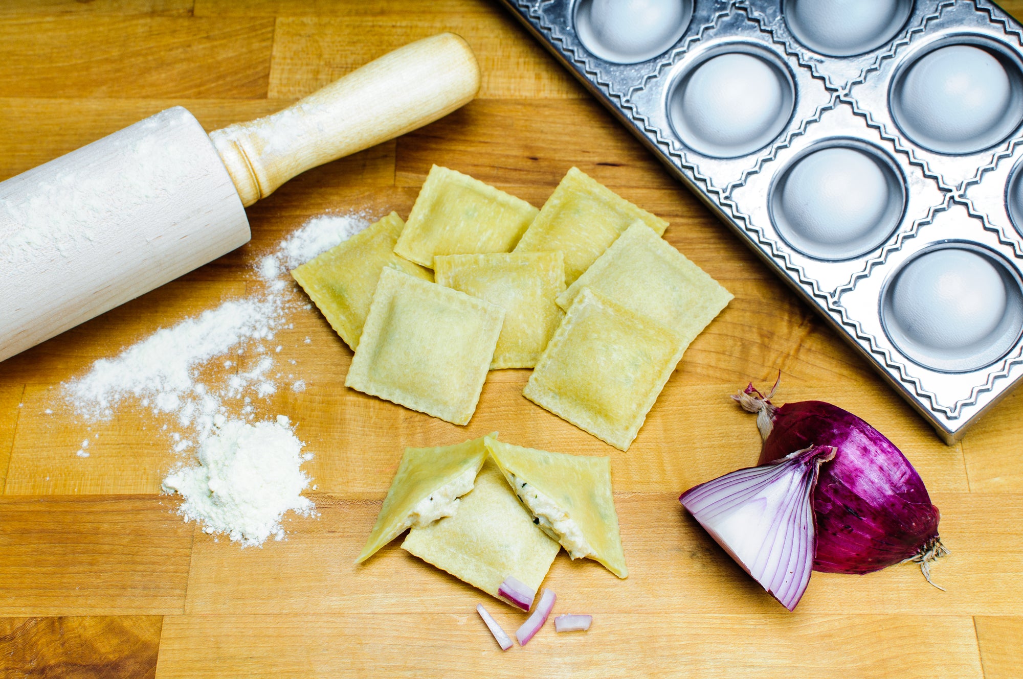 Sweet Onion Gruyere Ravioli in Egg Dough - 24 PC, About 12 oz